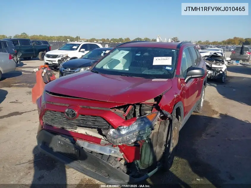 JTMH1RFV9KJ010465 2019 Toyota Rav4 Le