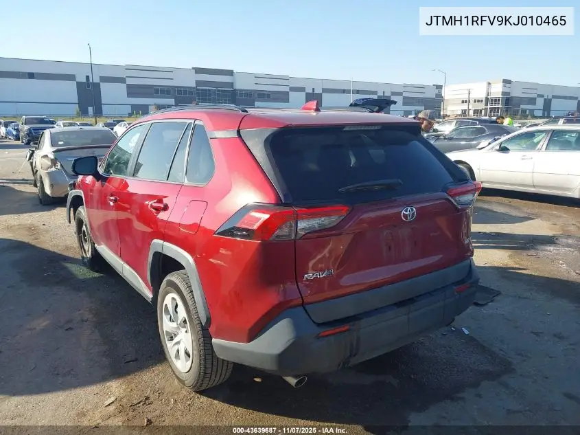 JTMH1RFV9KJ010465 2019 Toyota Rav4 Le