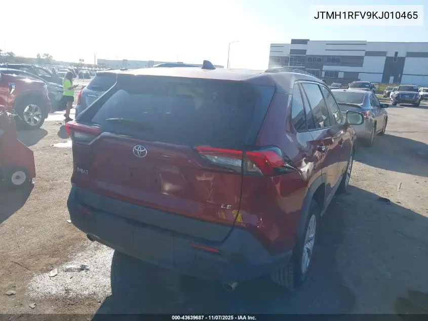 JTMH1RFV9KJ010465 2019 Toyota Rav4 Le