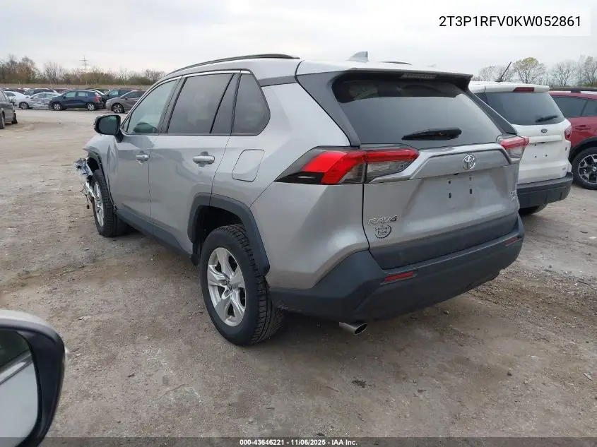 2T3P1RFV0KW052861 2019 Toyota Rav4 Xle