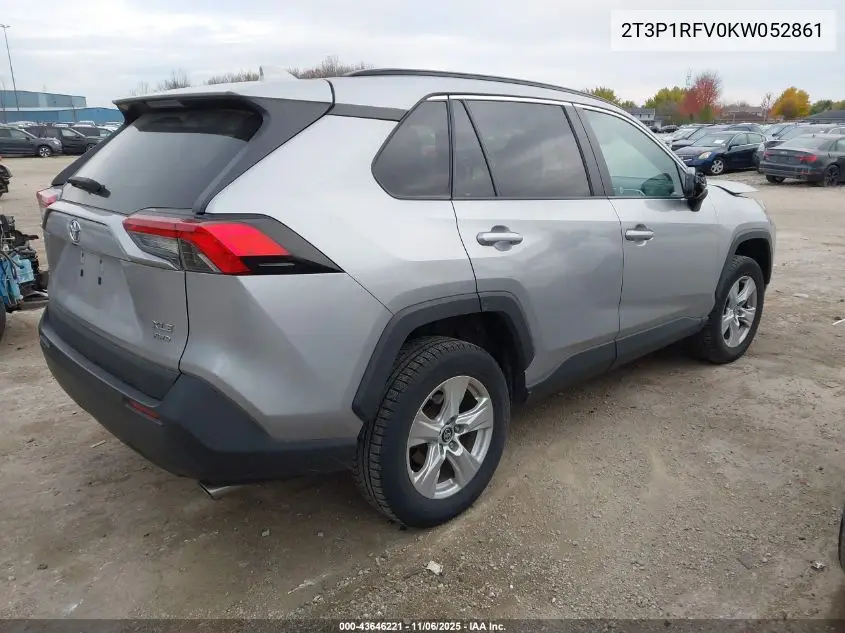 2T3P1RFV0KW052861 2019 Toyota Rav4 Xle