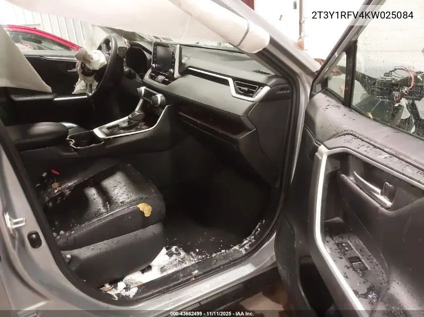 2T3Y1RFV4KW025084 2019 Toyota Rav4 Limited