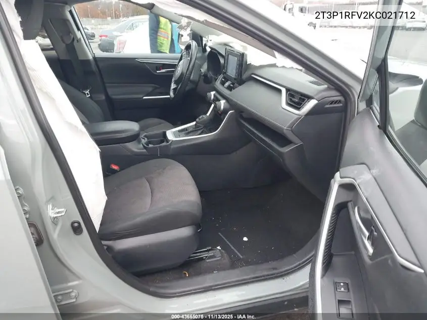 2T3P1RFV2KC021712 2019 Toyota Rav4 Xle