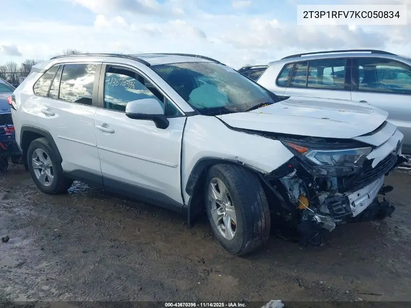 2T3P1RFV7KC050834 2019 Toyota Rav4 Xle