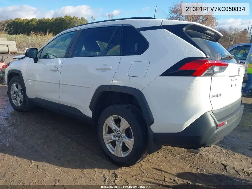 2T3P1RFV7KC050834 2019 Toyota Rav4 Xle