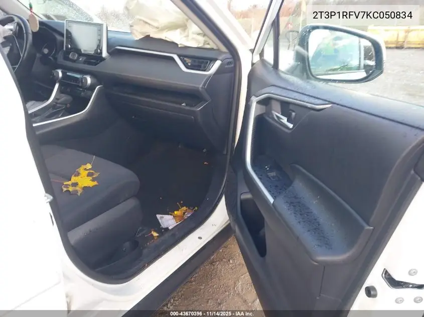 2T3P1RFV7KC050834 2019 Toyota Rav4 Xle
