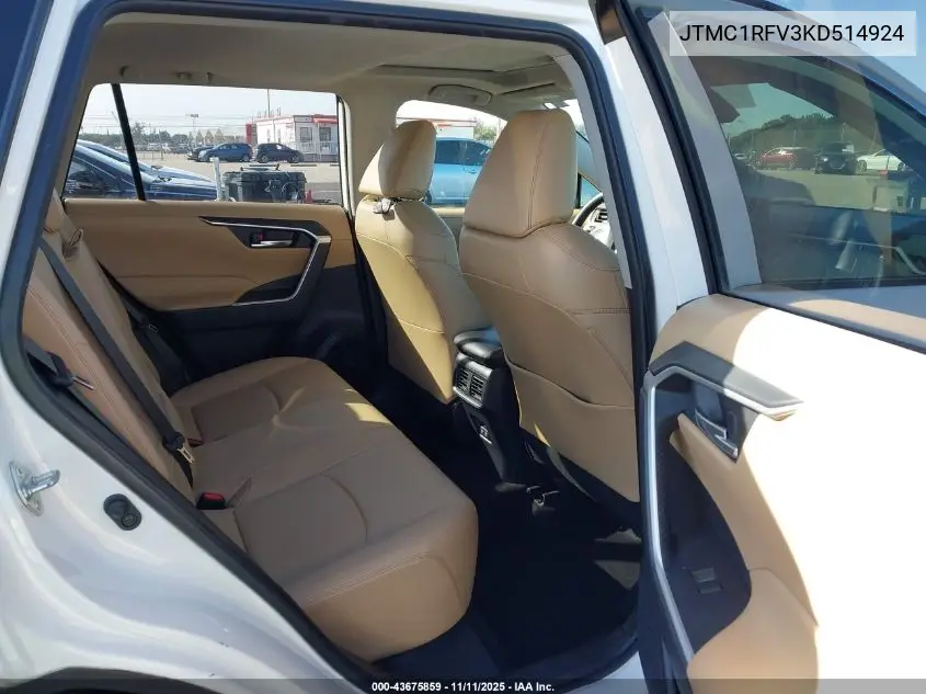 JTMC1RFV3KD514924 2019 Toyota Rav4 Xle Premium
