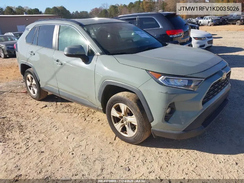 JTMW1RFV1KD035026 2019 Toyota Rav4 Xle