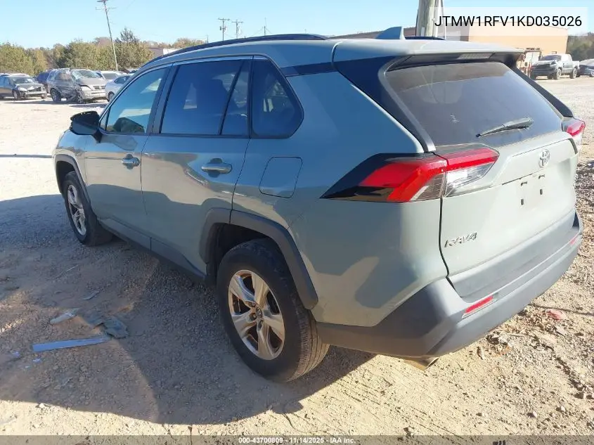 JTMW1RFV1KD035026 2019 Toyota Rav4 Xle