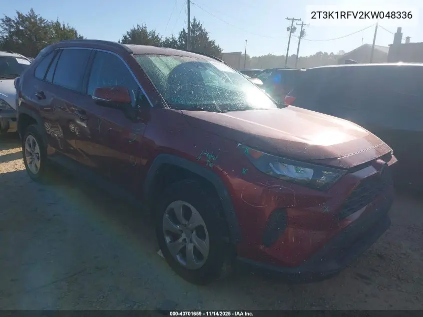 2T3K1RFV2KW048336 2019 Toyota Rav4 Le