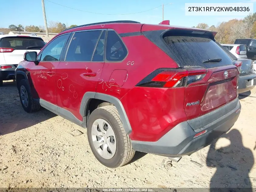 2T3K1RFV2KW048336 2019 Toyota Rav4 Le
