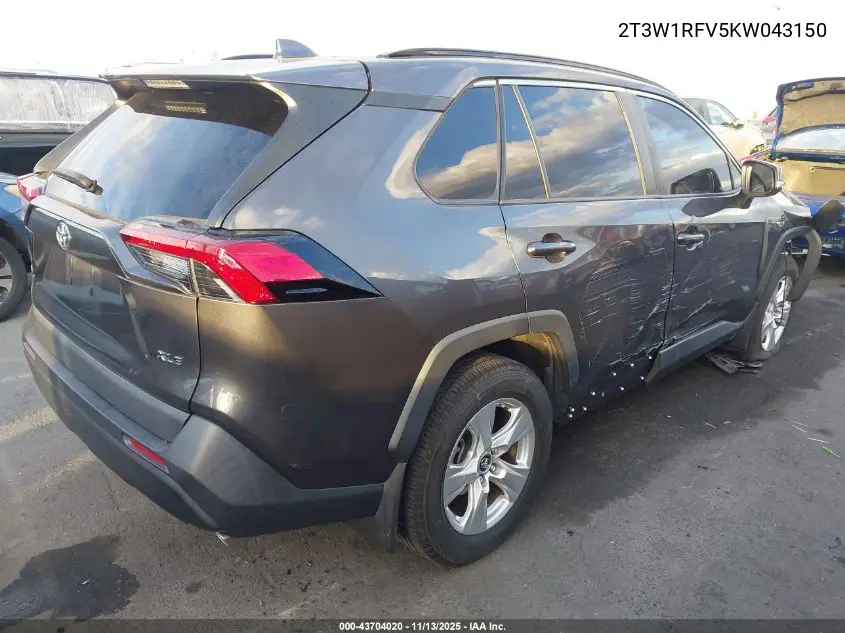 2T3W1RFV5KW043150 2019 Toyota Rav4 Xle