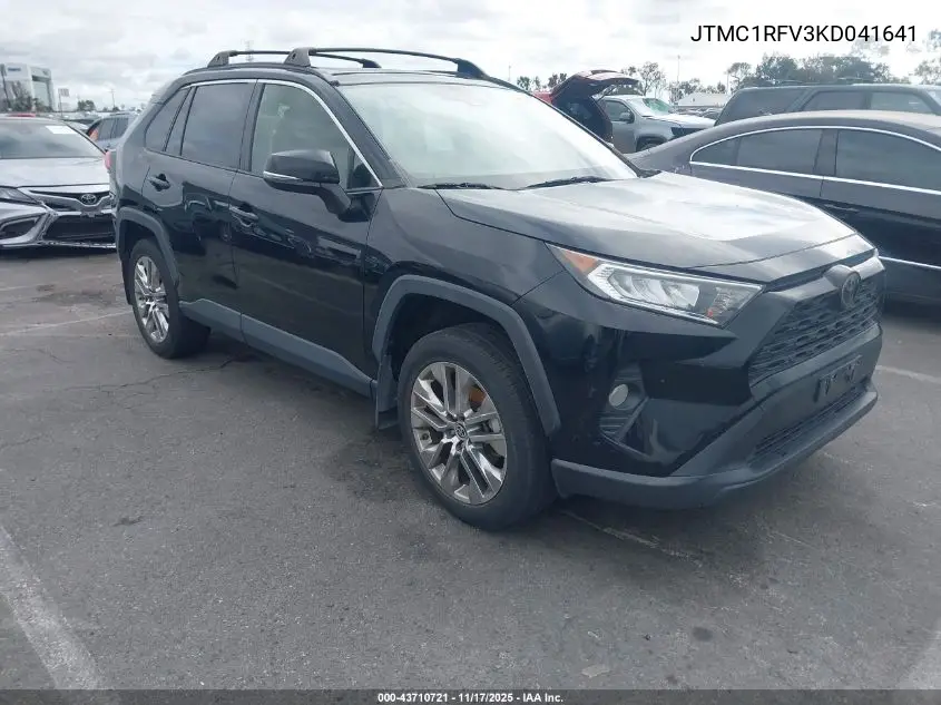 JTMC1RFV3KD041641 2019 Toyota Rav4 Xle Premium