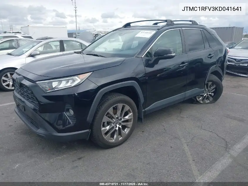 JTMC1RFV3KD041641 2019 Toyota Rav4 Xle Premium