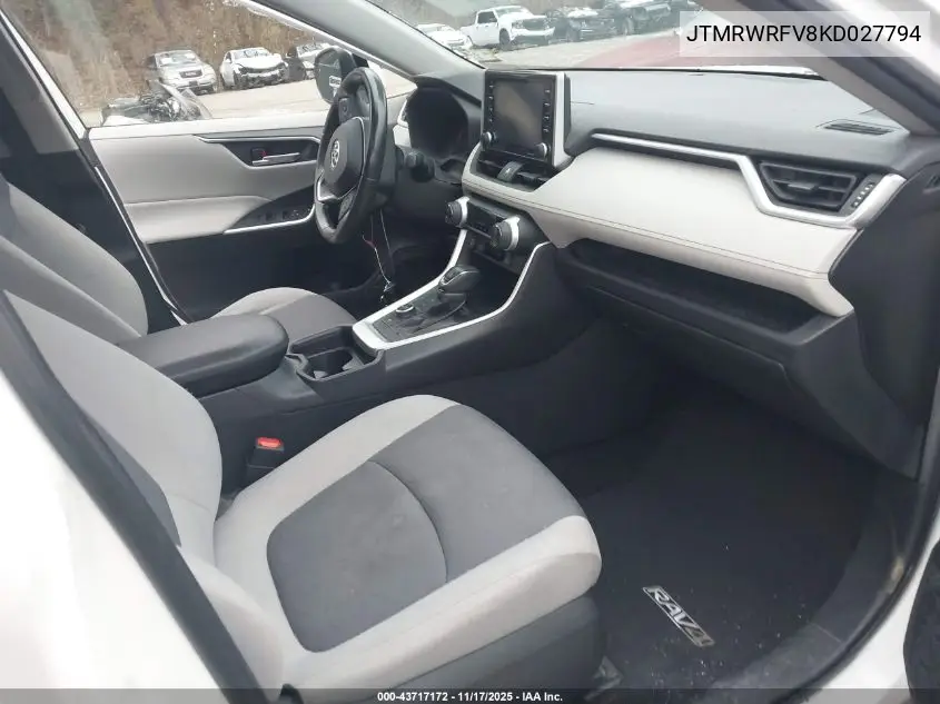 JTMRWRFV8KD027794 2019 Toyota Rav4 Hybrid Xle