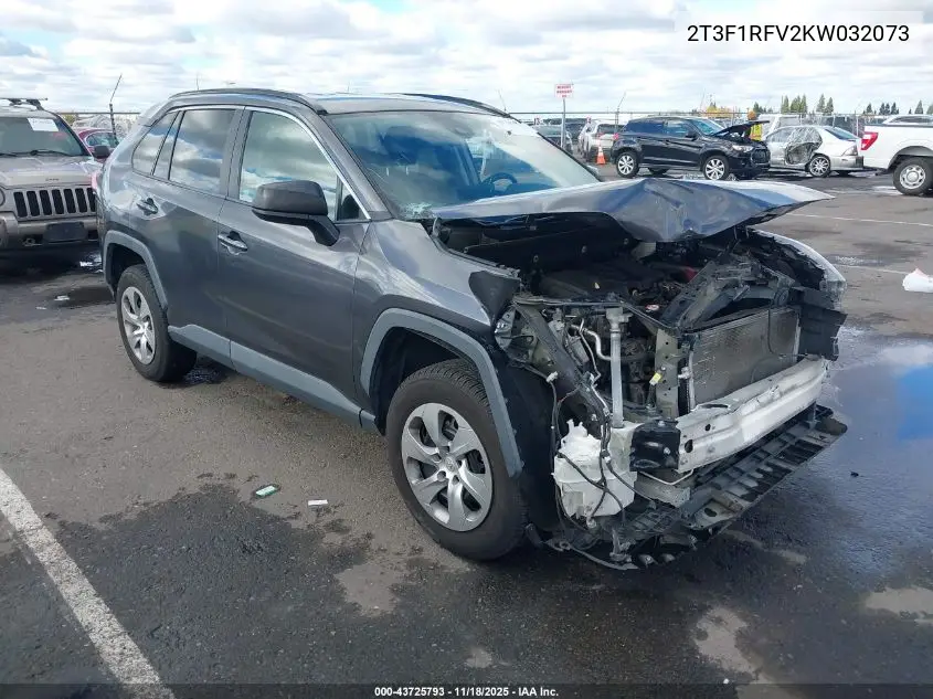 2T3F1RFV2KW032073 2019 Toyota Rav4 Le