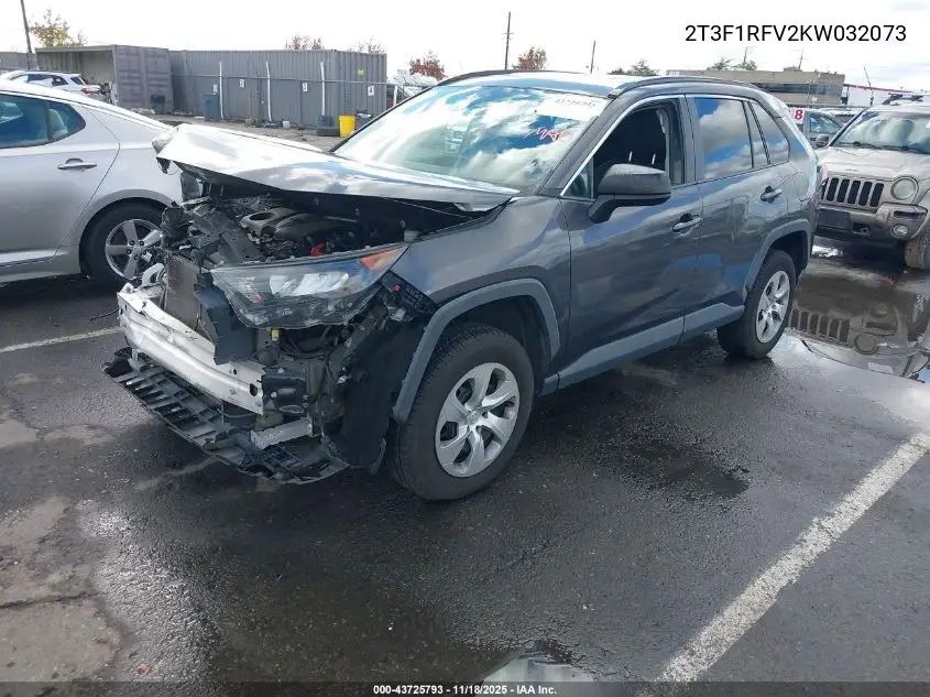 2T3F1RFV2KW032073 2019 Toyota Rav4 Le