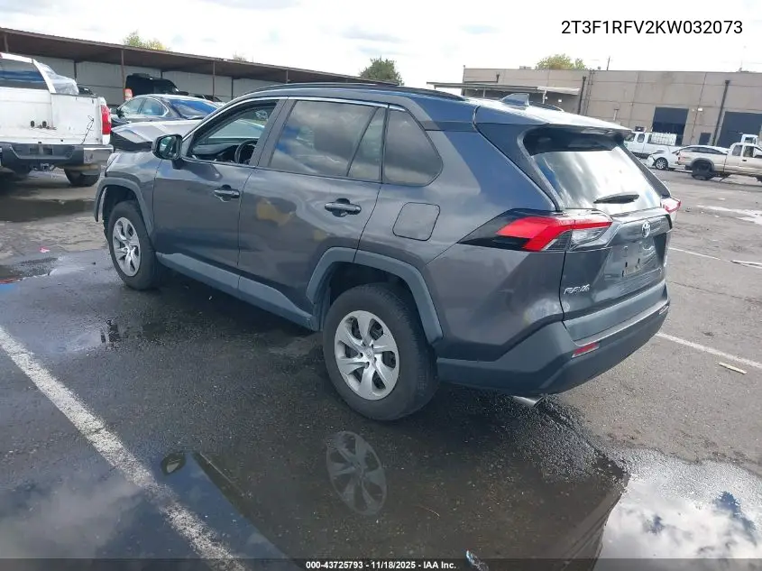 2T3F1RFV2KW032073 2019 Toyota Rav4 Le
