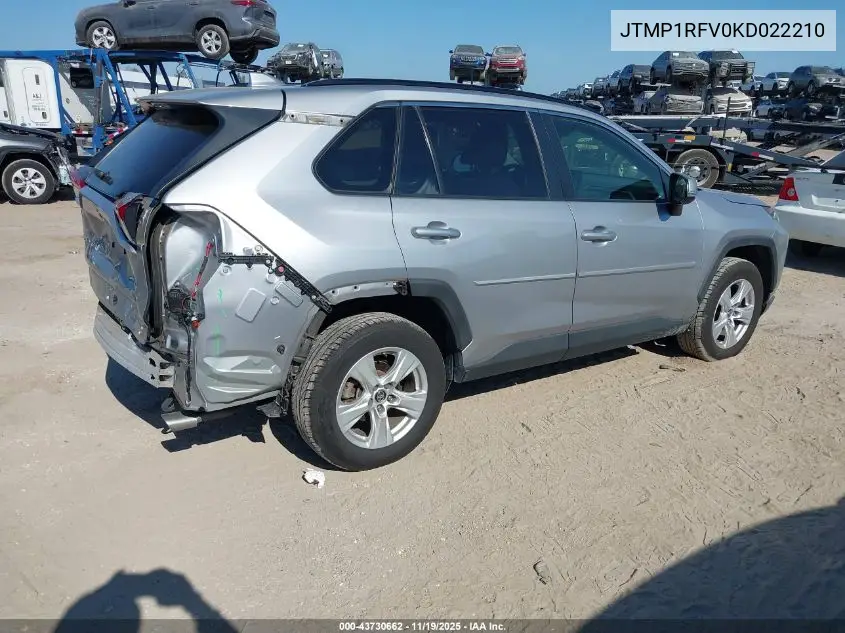 JTMP1RFV0KD022210 2019 Toyota Rav4 Xle