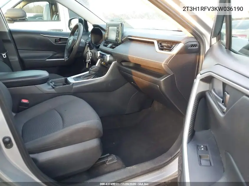 2T3H1RFV3KW036190 2019 Toyota Rav4 Le