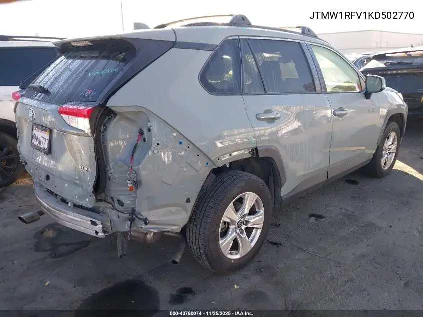 JTMW1RFV1KD502770 2019 Toyota Rav4 Xle