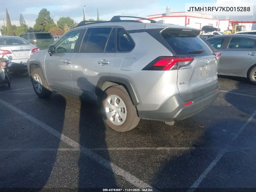 JTMH1RFV7KD015288 2019 Toyota Rav4 Le