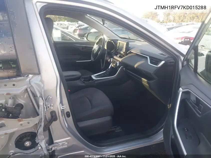 JTMH1RFV7KD015288 2019 Toyota Rav4 Le