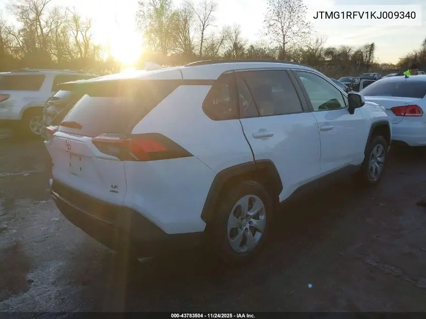 JTMG1RFV1KJ009340 2019 Toyota Rav4 Le