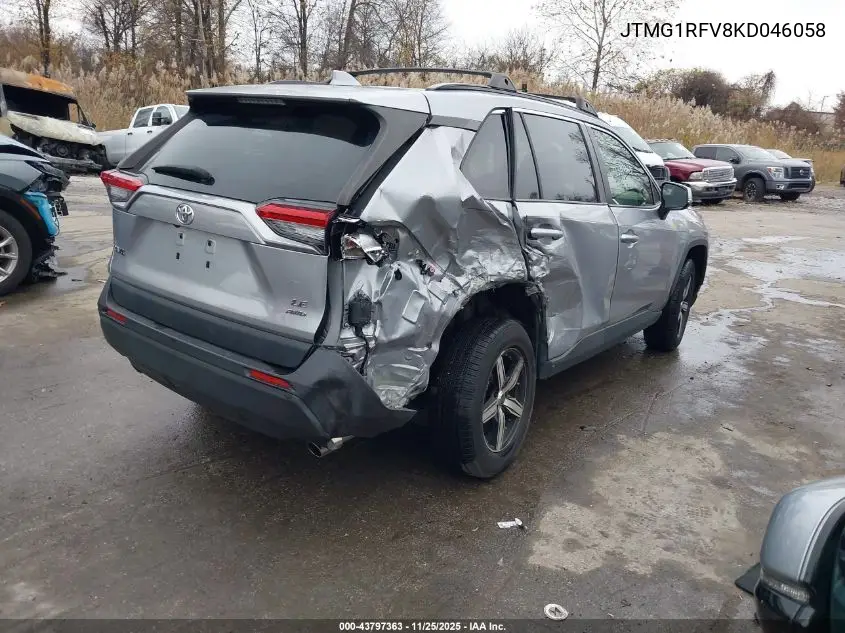 JTMG1RFV8KD046058 2019 Toyota Rav4 Le