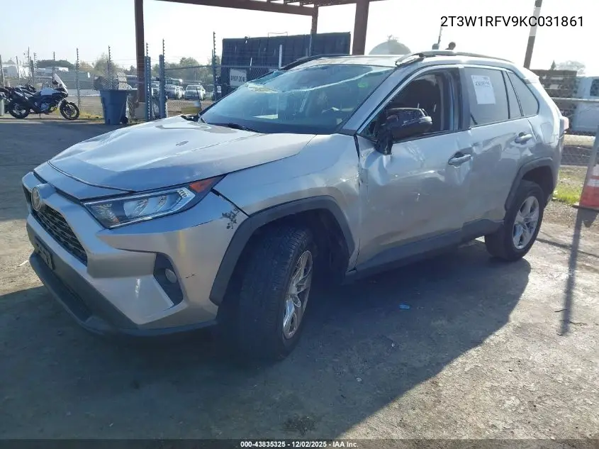 2T3W1RFV9KC031861 2019 Toyota Rav4 Xle