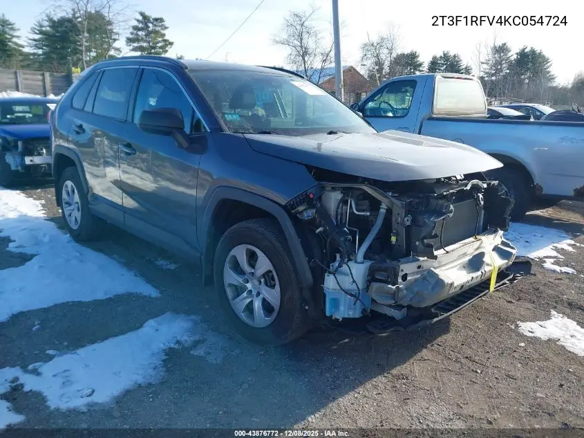 2T3F1RFV4KC054724 2019 Toyota Rav4 Le