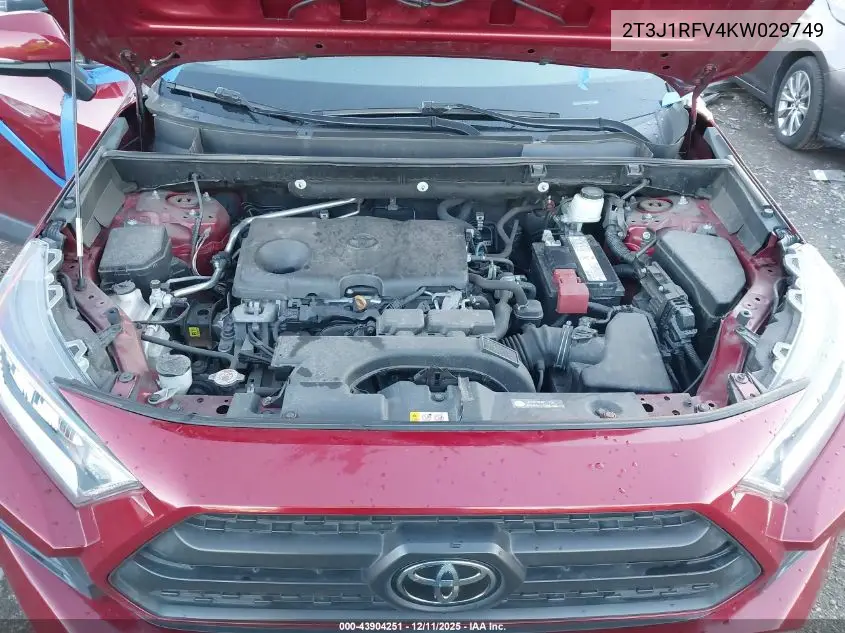 2T3J1RFV4KW029749 2019 Toyota Rav4 Adventure