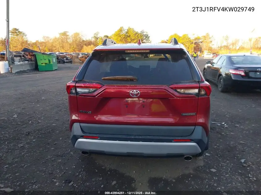 2T3J1RFV4KW029749 2019 Toyota Rav4 Adventure