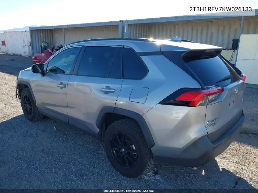 2T3H1RFV7KW026133 2019 Toyota Rav4 Le