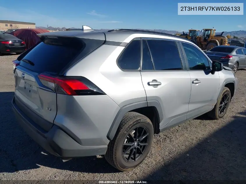 2T3H1RFV7KW026133 2019 Toyota Rav4 Le