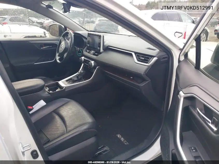 JTMY1RFV0KD512991 2019 Toyota Rav4 Limited