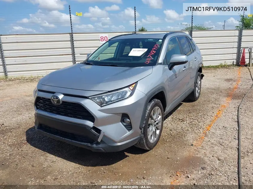 JTMC1RFV9KD510974 2019 Toyota Rav4 Xle Premium