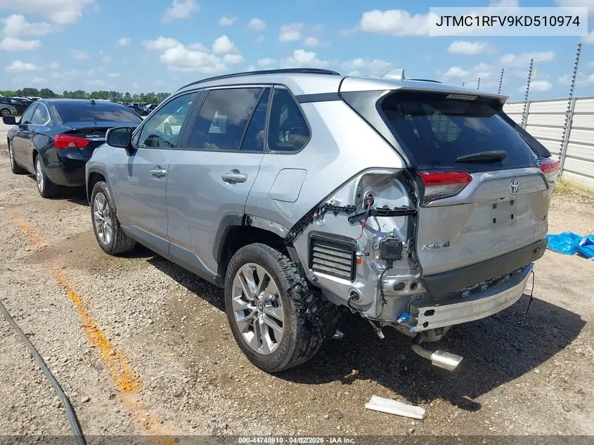 JTMC1RFV9KD510974 2019 Toyota Rav4 Xle Premium