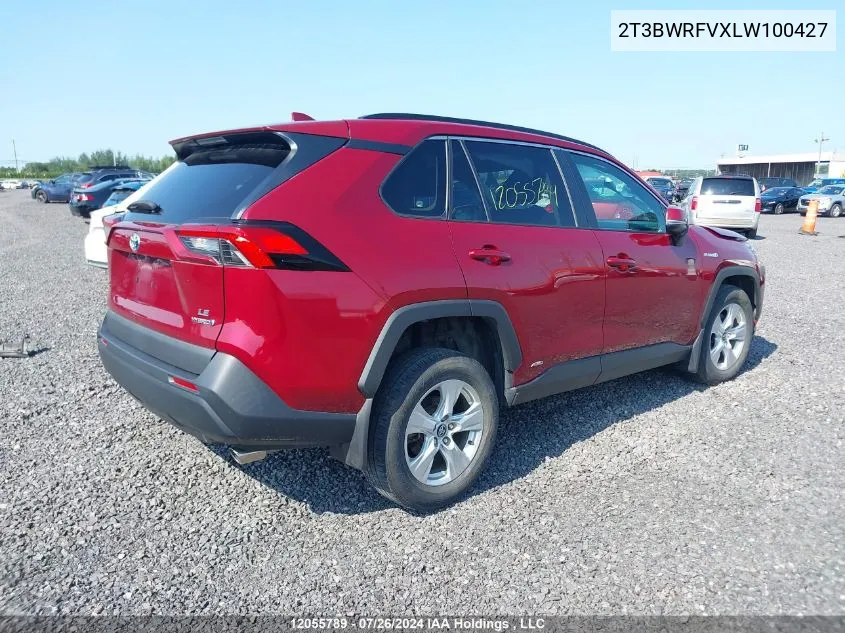 2T3BWRFVXLW100427 2020 Toyota Rav4