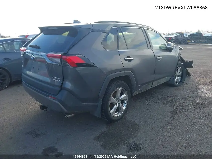 2T3DWRFVXLW088868 2020 Toyota Rav4