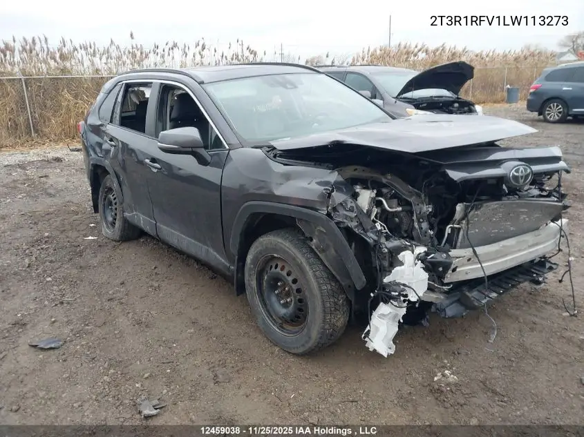 2T3R1RFV1LW113273 2020 Toyota Rav4 Xle