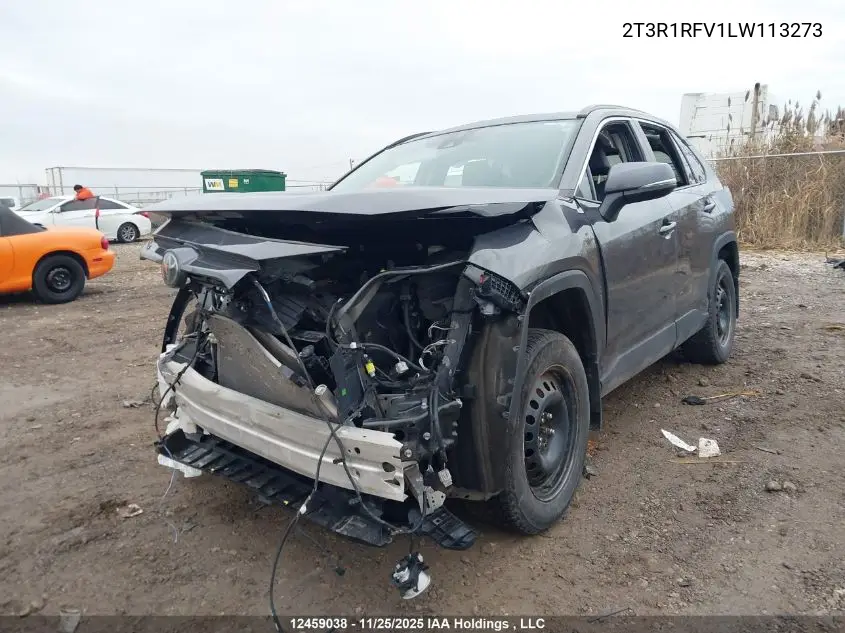 2T3R1RFV1LW113273 2020 Toyota Rav4 Xle