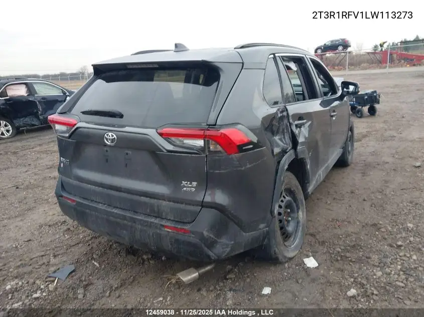 2T3R1RFV1LW113273 2020 Toyota Rav4 Xle