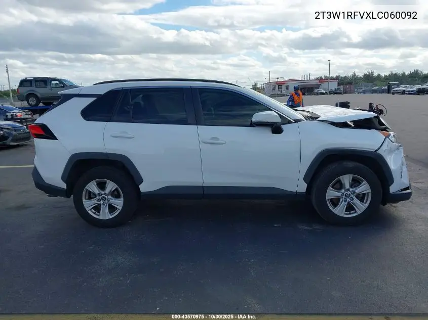 2T3W1RFVXLC060092 2020 Toyota Rav4 Xle
