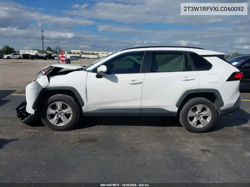 2T3W1RFVXLC060092 2020 Toyota Rav4 Xle