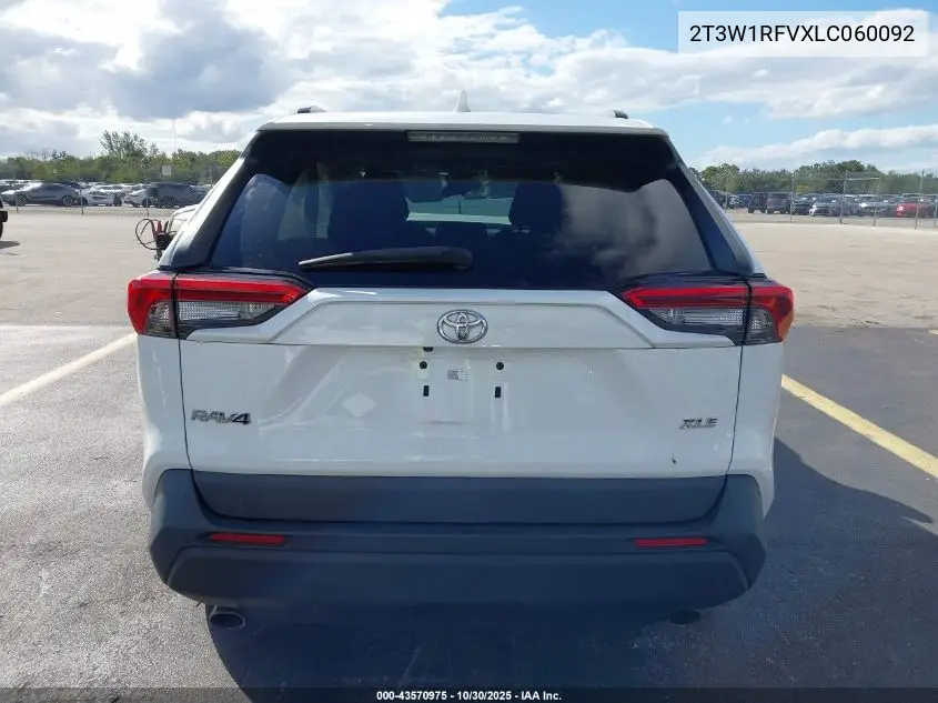 2T3W1RFVXLC060092 2020 Toyota Rav4 Xle
