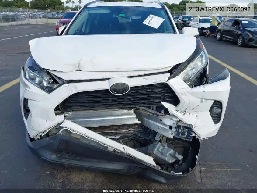 2T3W1RFVXLC060092 2020 Toyota Rav4 Xle