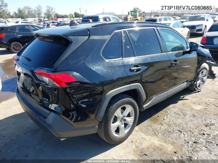 2T3P1RFV7LC080885 2020 Toyota Rav4 Xle