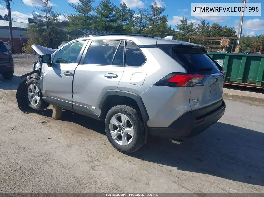 JTMRWRFVXLD061995 2020 Toyota Rav4 Hybrid Xle