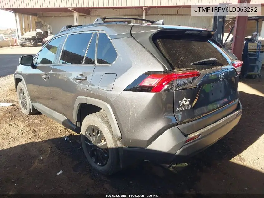JTMF1RFV6LD063292 2020 Toyota Rav4 Le